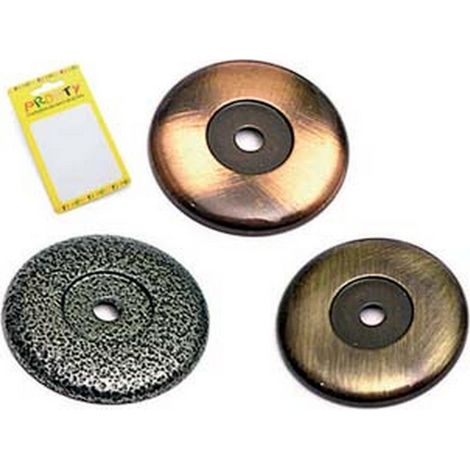1BL BASETTA GRANDE ANTICATA -  mm.36 ferro battuto conf. bl.2 pz.