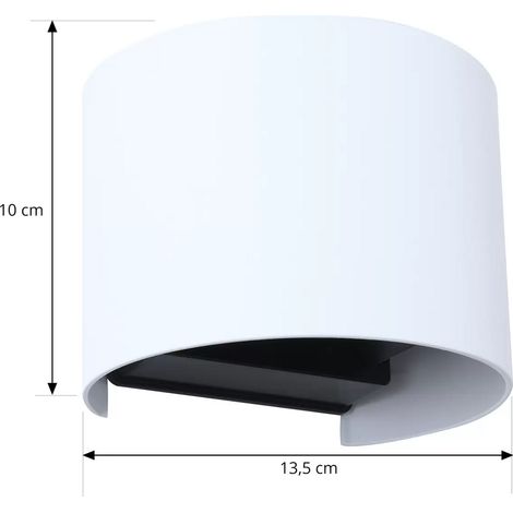 [GEBRAUCHT] Lindby Smart Led Wandleuchte Wandlampe Leuchte Lampe Weiß Wlan Bluetooth Cct 544 B-Ware (1/2)