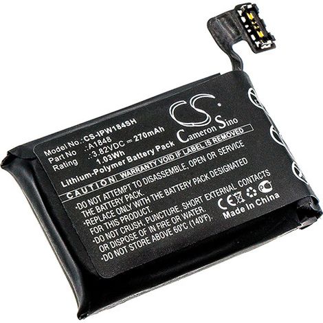NX - Batterie montre connectée pour Apple 3.82V 270mAh