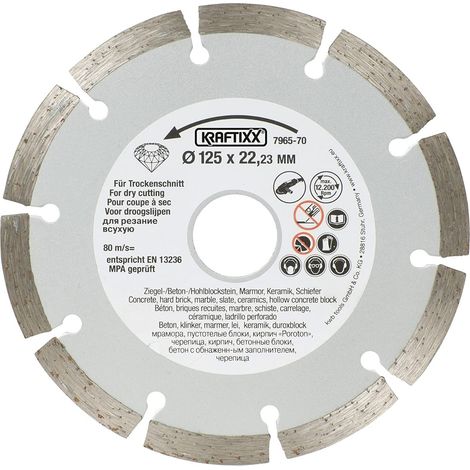 KWB Disco corte diamante segmentado hormigón 125x22,23MM 49796570