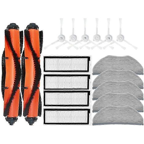Filtre HEPA, rouleau, brosse principale, brosse latérale et chiffon de nettoyage pour aspirateur robot 360 S9 S6 Pro X90 X95 (1/5)