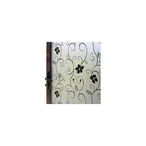 Blickdichte Fensterfolie, Sichtschutz, dekorative Fensterfolie, elektrostatische Fensterfolie, Fensteraufkleber (90 cm x 200 cm)