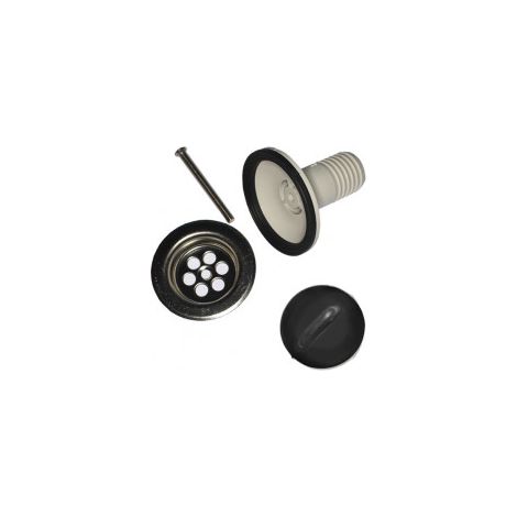 Válvula de Lavabo Ø70mm con Cadena y Tapón 1" - 1/2"