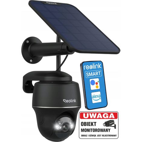 Cámara solar Reolink Argus PT+ negra (1/5)