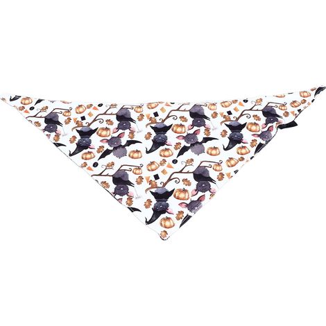 Bandana d'halloween pour chien, motif Unique, bavoir triangulaire pour animaux de compagnie, écharpe pour accessoires de Costume, décoration (1/5)