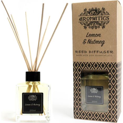 Diffuseur d'huiles essentielles de citron et de muscade. 200 ml- Vendu par 1 (1/4)