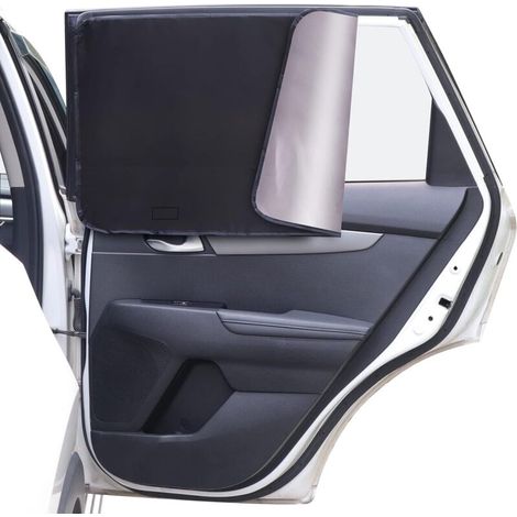 Voiture de Protection Solaire, Protection Solaire magnétique de Voiture avec Protection UV Rideaux fenêtres de Protection Solaire de Voiture Enfants Adultes et Animaux de Compagnie