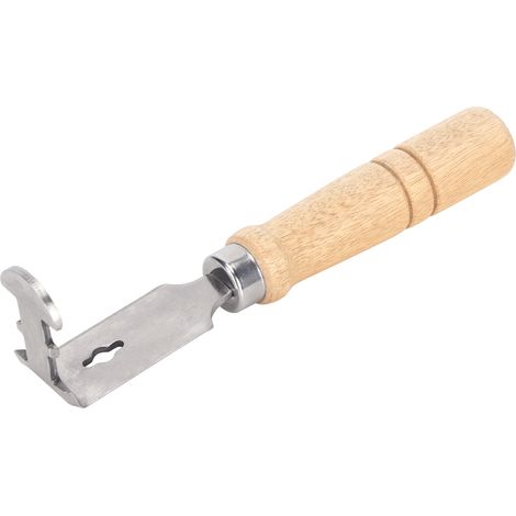 Pelle de Nettoyage pour Cadres de Ruche en Acier Inoxydable avec Manche en Bois