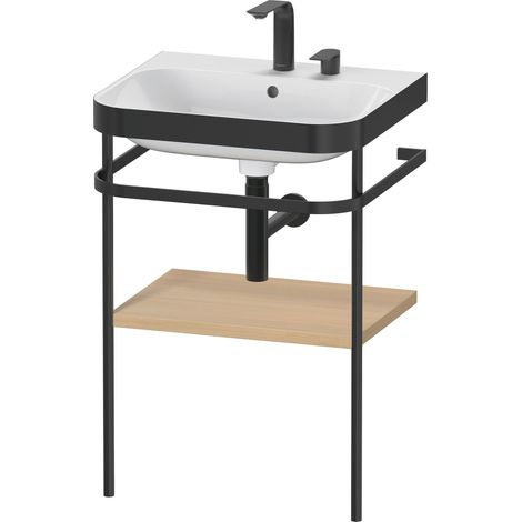 Duravit Happy D.2 Plus c-bonded Set avec console métallique,