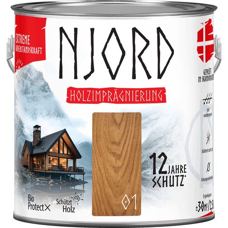 NJORD Extreme Holzimpragnierung (01) Nordische Kiefer - 2,5L (1/4)