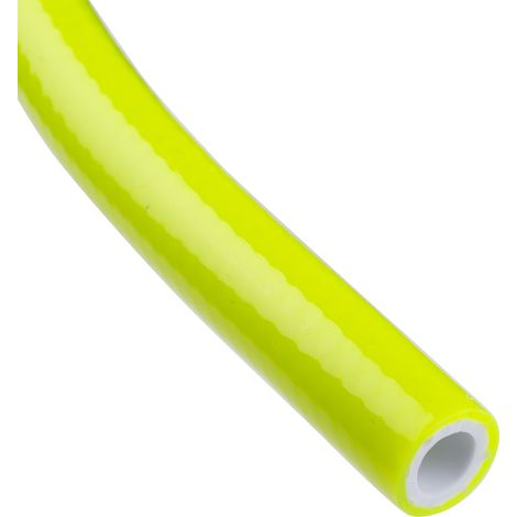 Tuyau à air RS PRO, 13.5mm x 8mm x 30m Jaune fluorescent en PVC ( Prix pour 1 )