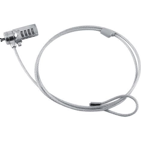 Câble de Sécurité pour PC Portable avec Code à 4 Chiffres, Anti-Vol et Verrou à Combinaison (1/5)