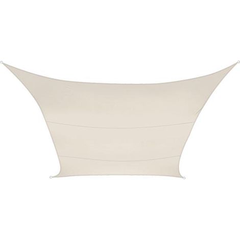 Perel Telo Ombreggiante Crema 4x3 m Resistente ai UV