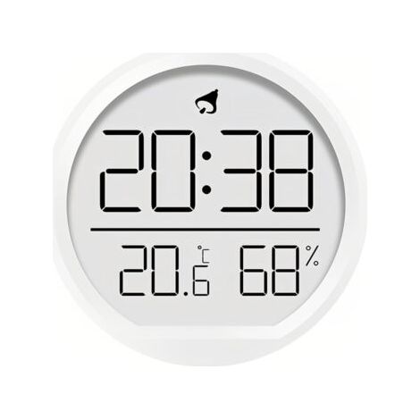Réveil numérique LCD température et humidité, design magnétique, 3 types de placement, calendrier 12/24 heures pour la maison, la cuisine, le bureau, les étudiants (1/5)