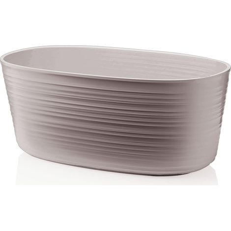 Petit Pot Multiples, Pot en Plastique recyclé - Gris Taupe (1/5)