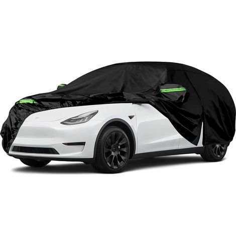 Autoabdeckung Wasserdicht für Tesla Model Y 2020-2024, Atmungsaktiv, Ganzjahresnutzung (1/5)