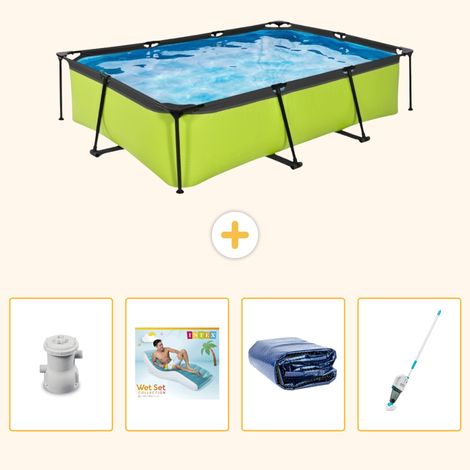 Exit-toys Piscine Exit Rectangulaire - 300x200x65 cm - 5-pièces S261 (1/5)