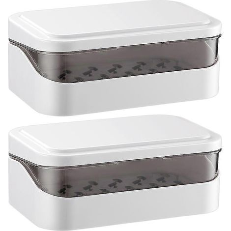 Organisateur de savon pour cuisine et salle de bain avec fond pour le rangement - Pratique et facile à nettoyer (1/4)