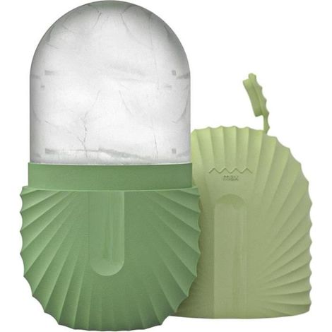 Ice Roller, Rouleau De Glace Pour Massage Facial, Ice Roller Visage Massage, Massage De La Glace Pour Les Yeux Réutilisable-Green. (1/4)