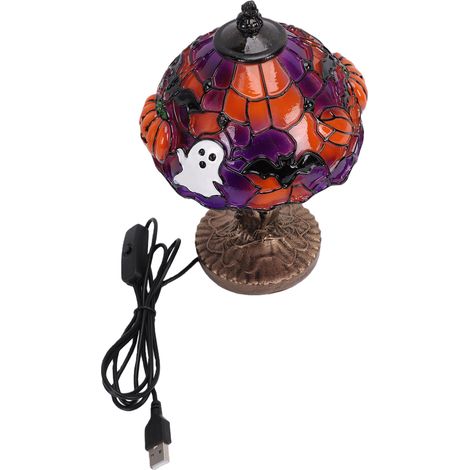 Lampe citrouille décorative USB pour table de chevet ou chambre à coucher, idéale pour les fêtes. (1/5)