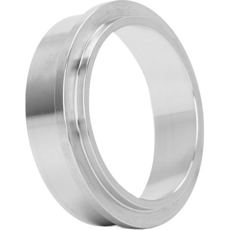 Entonnoir doseur à café écologique en acier inoxydable poli, étanche, avec anneaux de dosage pour porte-filtre, diamètre intérieur de 54 mm. (1/5)