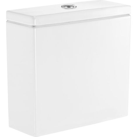 Roca Inspira - Cisterna de WC, DualFlush, suministro de agua en la parte inferior izquierda, blanco A341520000