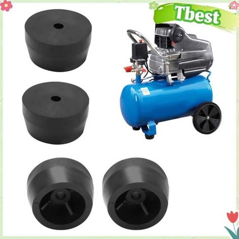 Tbest Tampon anti‑vibrations de compresseur d'air Coussinets Anti-vibrations en Plastique Technique, Forte auto compresseur