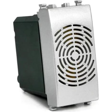 Suoneria compatibile con vimar plana modulo campanello pulsante 6A 220v silver