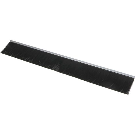 Brosse en bande RS PRO en Aluminium, Nylon noir, 115mm x 13 mm x 12mm ( Prix pour 1 )