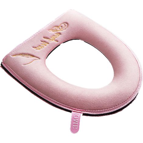 Coussin Pour Abattant De Toilette - Extensible Avec Fermeture Éclair Et Poignée - Convient À La Plupart Des Abattants - Lot De 1 (1/5)
