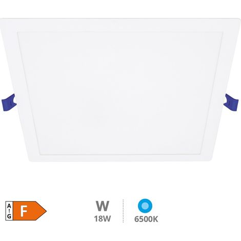 Downlight empotrable LED cuadrado Londa 18W 6500K Blanco (1/5)