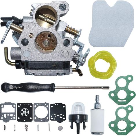 Kit de réparation carburateur, filtre à air et carburant pour tronçonneuse Husqvarna 235 236 240 235E 240E 545072601 (1/5)