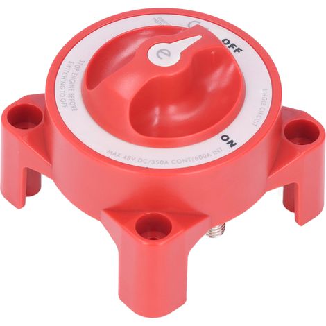 Interrupteur de batterie 350 A avec bouton marche/arrêt, type disjoncteur simple, pour bateaux, voitures, camions, remorques, camping-cars (1/5)