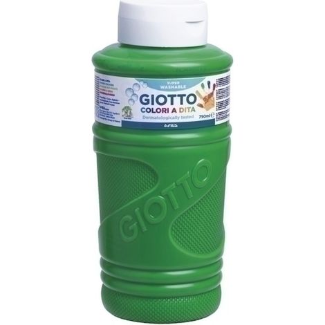 PINTURA DEDOS GIOTTO 750 ml VERDE