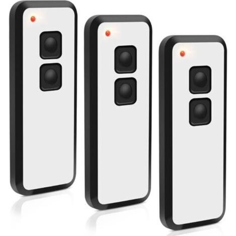 Novoferm Lot de 3 émetteurs portatifs 433,92 MHz pour porte de garage Novotron 522, 524, 502 MAX43-2, 512 Mix 43-2, 2 canaux (1/5)