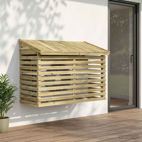 Copertura per condizionatore d'aria 117,5x62,5x85,5 cm vidaXL