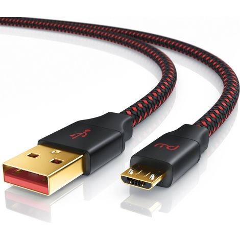 Primewire Micro-USB 2.0 zu USB Typ A Kabel, UltimateCharge MicroUSB 2.0 Schnellladekabel mit Datenübertragung - 2m (1/5)