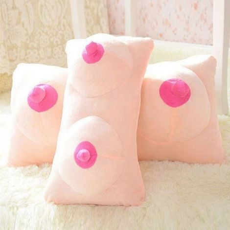 Coussin en peluche créatif et astucieux pour gros seins, jouet pour les seins, cadeau (1/4)