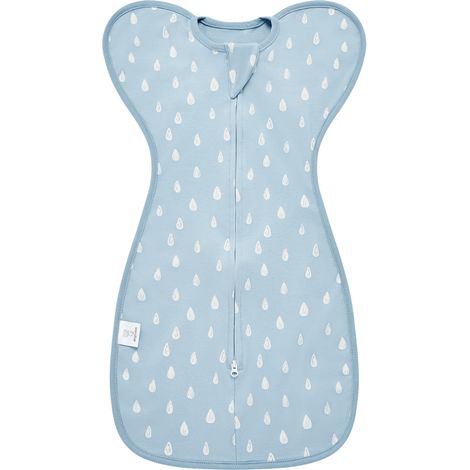 1 gigoteuse pour bébé, fermeture éclair à double sens, anti-effroi, taille S/60 cm, en coton 100 % (1/5)