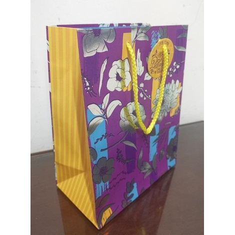 Bolsa decorativa, dorada, talla S, flores frescas