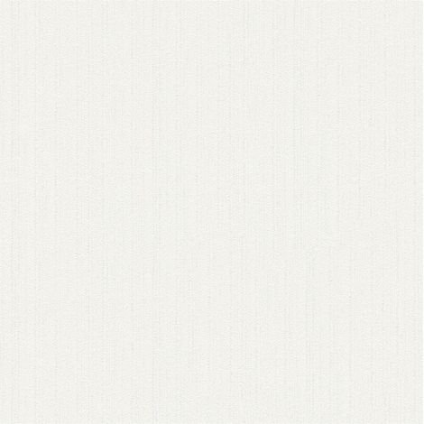 Ton-sur-ton wallpaper wall Profhome 347621 non-woven wallpaper slightly textured Ton-sur-ton matt white 5.33 m2 (57 ft2) (1/5)