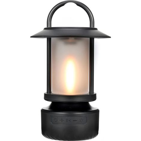 Lanterna portatile LED multicolore, lanterna di emergenza per esterni, luce notturna portatile con altoparlante per campeggio