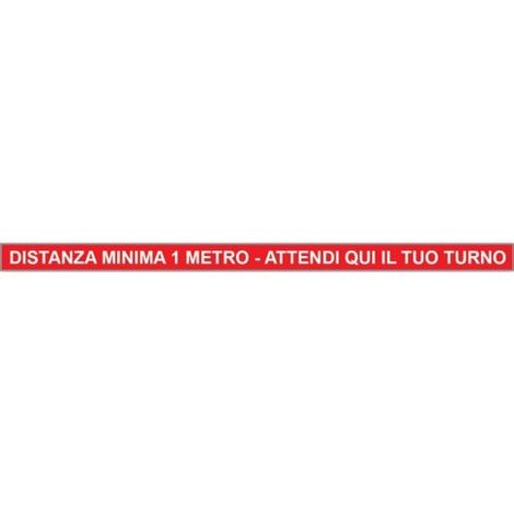 STRISCIA ADESIVA DISTANZA 1MT 100X5CM