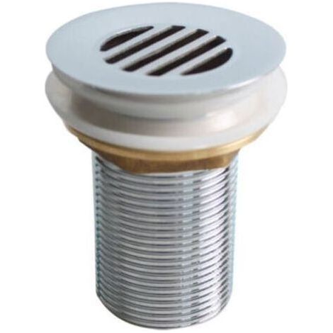 Bonde de lavabo à écoulement libre – Laiton – Hauteur 78.1mm – Diamètre clapet ø 62mm – Sortie filetage ø 41.5mm (1/4)