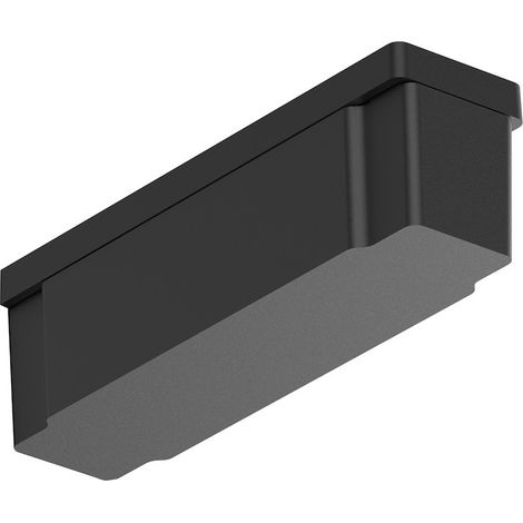 Rangement en fil magnétique noir Slim Magnetic Track (1/4)