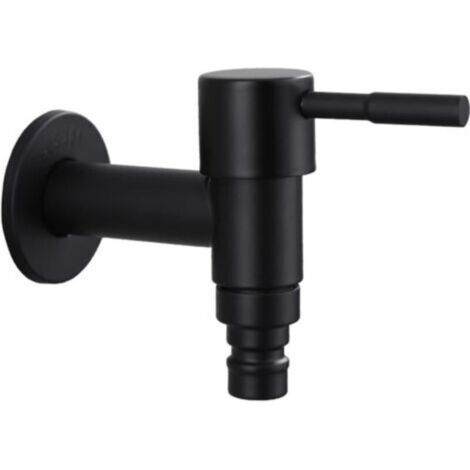 Rubinetto per piscina con lavapavimenti, vedi Rubinetto per lavabo a maniglia singola, rubinetto per balcone a parete, rubinetto in acciaio inox a maniglia corta (per balconi, bagni e cucine)