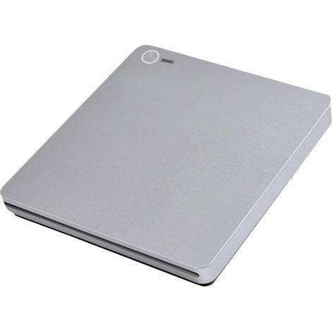 Graveur Argenté Double Interface 3.0 Externe DVD USB Type-c  Boîtier Plastique, Faible Bruit et Transmission Rapide, Usage Maison ou Bureau, Branchement Simple (1/5)