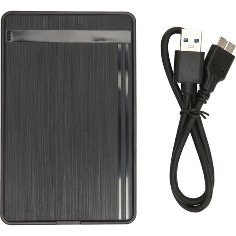 Boîtier SSD USB 3.0 5Gbps 2,5 pouces ultra-mince léger adaptateur SATA pour ordinateur portable Windows 7 SE SL U25Q83.0M (1/5)