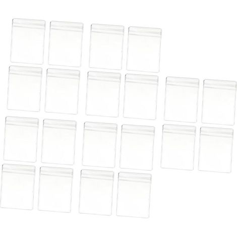 60pièces Pochette Anti-oxydation Transparente pour Bijoux De Rangement Réutilisable pour Colliers Boucles Oreilles Perles Et Photos (1/5)
