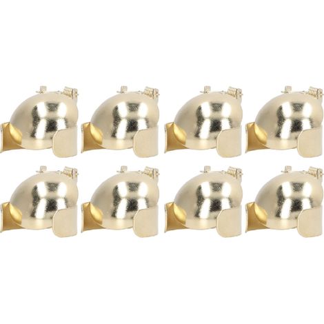 8pcs Éteignoir à Bougie Automatique, Clip Métal Doré pour Mèche et Flamme, Décoration Bougies (1/5)